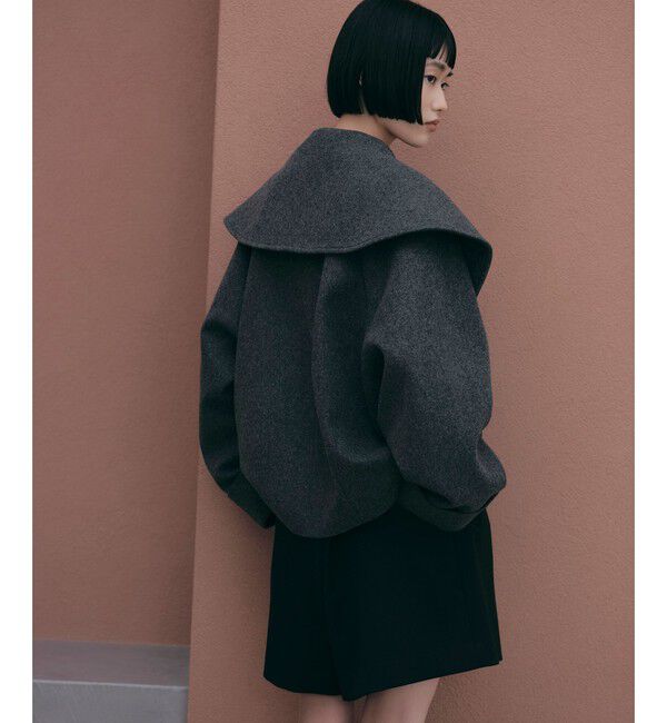 EMMEL REFINES「＜EMMEL REFINES＞EM ビッグカラー ショートコート」|その他|