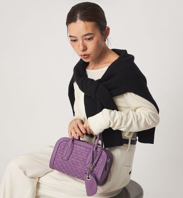UNITED ARROWS green label relaxing「【別注】＜Hyman Roth＞編み込みバッグ」|ショルダー・メッセンジャー|