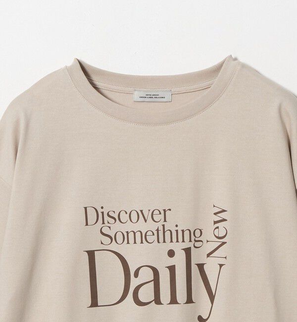 UNITED ARROWS green label relaxing「ロゴ ロングスリーブ Tシャツ」|Tシャツ・カットソー|