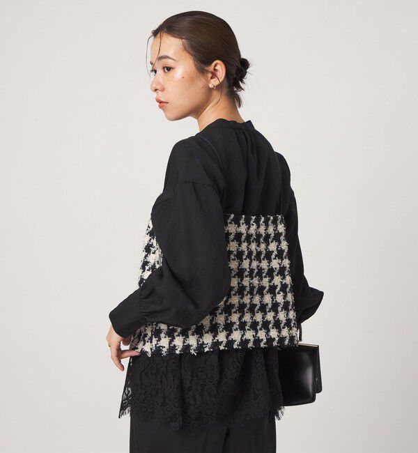UNITED ARROWS green label relaxing「ファンシー チドリ ツイード キャミソール」|キャミソール|