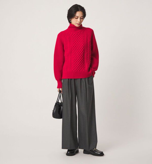 UNITED ARROWS green label relaxing「［size SHORT/TALLあり］キモウ ニーハイワイドパンツ」|その他|
