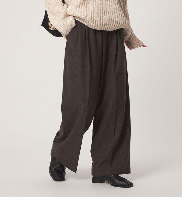 UNITED ARROWS green label relaxing「［size SHORT/TALLあり］キモウ ニーハイワイドパンツ」|その他|