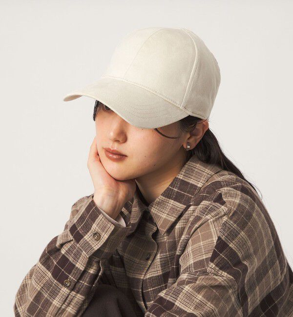 UNITED ARROWS green label relaxing「スエードタッチ キャップ UVカット」|キャップ・キャスケット|