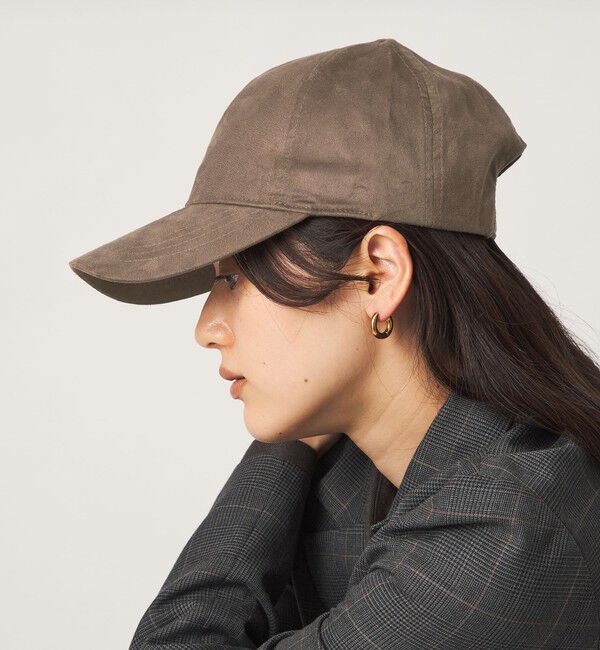 UNITED ARROWS green label relaxing「スエードタッチ キャップ UVカット」|キャップ・キャスケット|