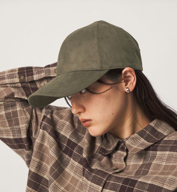 UNITED ARROWS green label relaxing「スエードタッチ キャップ UVカット」|キャップ・キャスケット|
