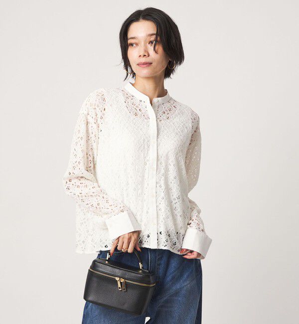 UNITED ARROWS green label relaxing「レース ブラウス」|シャツ・ブラウス|