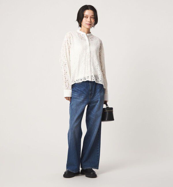 UNITED ARROWS green label relaxing「レース ブラウス」|シャツ・ブラウス|
