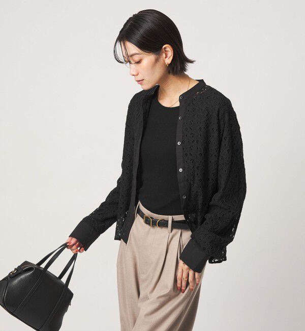 UNITED ARROWS green label relaxing「レース ブラウス」|シャツ・ブラウス|