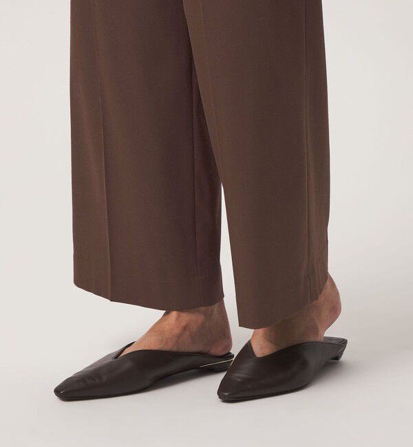 UNITED ARROWS green label relaxing「ウラキモウ サテン ストレート パンツ ウォッシャブル」|その他|