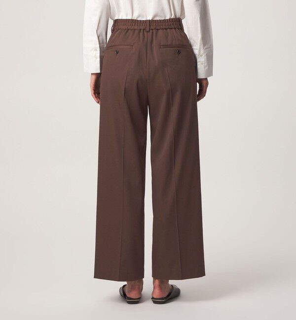 UNITED ARROWS green label relaxing「ウラキモウ サテン ストレート パンツ ウォッシャブル」|その他|