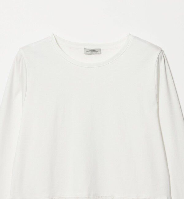 UNITED ARROWS green label relaxing「スソ レース プルオーバー カットソー」|Tシャツ・カットソー|