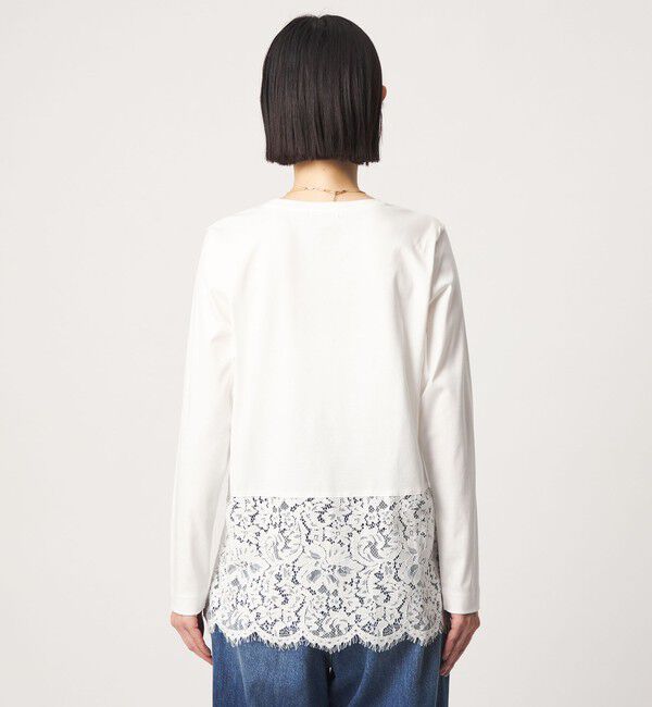 UNITED ARROWS green label relaxing「スソ レース プルオーバー カットソー」|Tシャツ・カットソー|