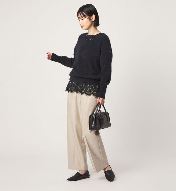 UNITED ARROWS green label relaxing「スソ レース プルオーバー カットソー」|Tシャツ・カットソー|