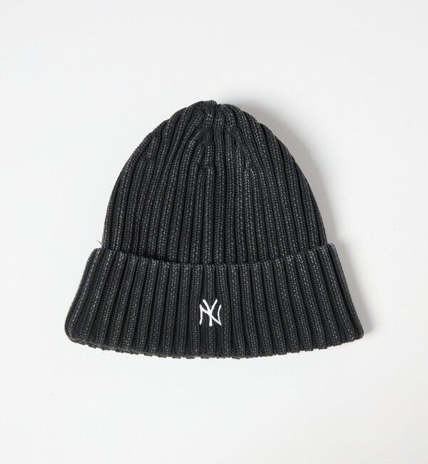 UNITED ARROWS green label relaxing「【別注】＜NEW ERA＞イタリアン ウォッシュ ニット キャップ」|ニット帽|BLACK