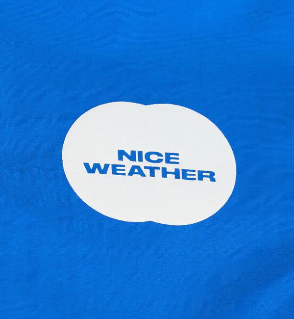 NICE WEATHER「＜NICE WEATHER＞ナイロン ミニマーケットバッグ」|エコバッグ|