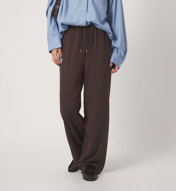 BEAUTY&YOUTH UNITED ARROWS「【WEB限定】ジャージー ドローコードイージーパンツ ウォッシャブル」|その他|DK.BROWN