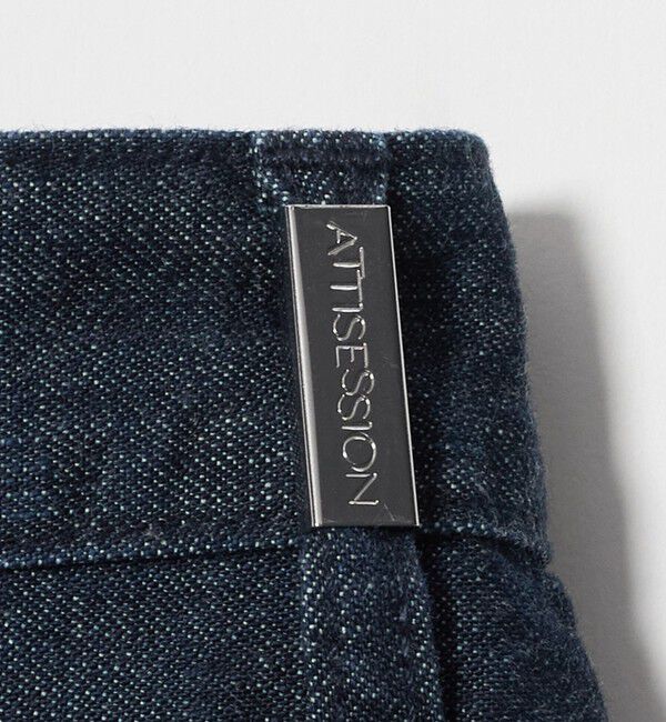 ATTISESSION「＜ATTISESSION＞WIDE DENIM 402 デニムパンツ」|チノ|