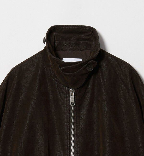 BEAUTY&YOUTH UNITED ARROWS「＜LAYAS＞レザーライク ジップ ブルゾン」|その他|