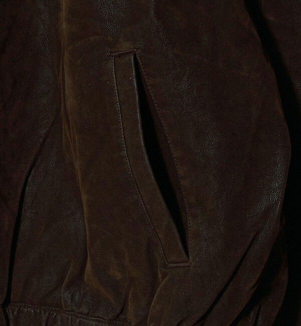 BEAUTY&YOUTH UNITED ARROWS「＜LAYAS＞レザーライク ジップ ブルゾン」|その他|