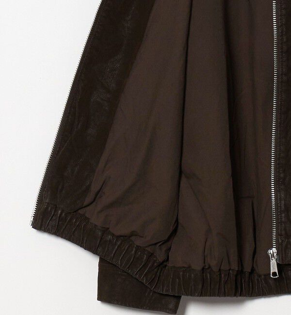 BEAUTY&YOUTH UNITED ARROWS「＜LAYAS＞レザーライク ジップ ブルゾン」|その他|