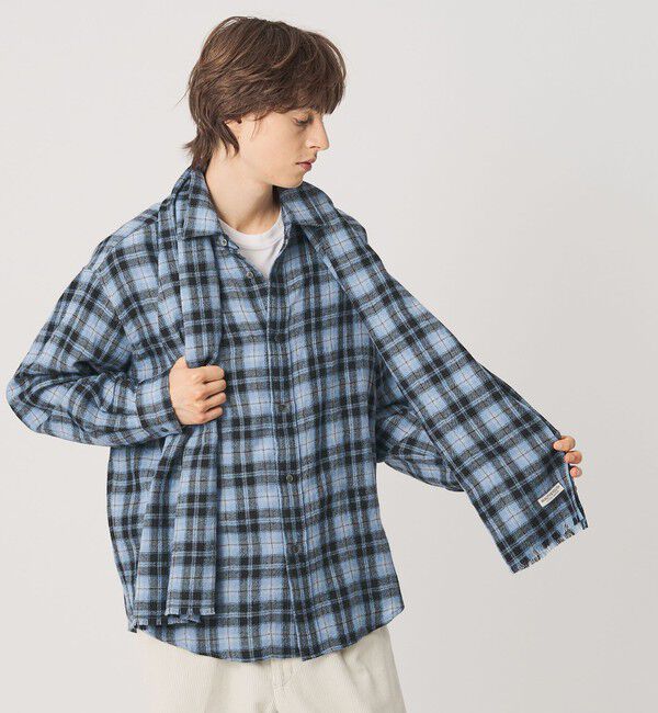 BEAUTY&YOUTH UNITED ARROWS「ウールブレンド チェック ストール」|その他|