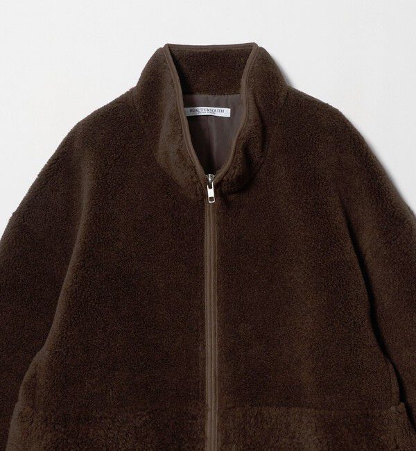 BEAUTY&YOUTH UNITED ARROWS「ボア スタンドカラー ジップブルゾン」|その他|