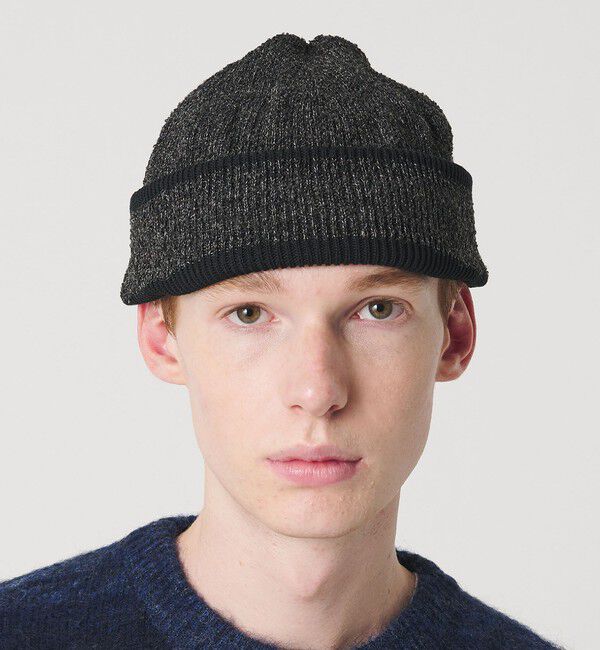 BEAUTY&YOUTH UNITED ARROWS「＜Racal＞リバーシブル ショート ニットキャップ」|ニット帽|DK.GRAY