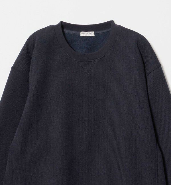 BEAUTY&YOUTH UNITED ARROWS「ウェーブ アゼ ボンディング クルーネック スウェット」|Tシャツ・カットソー|