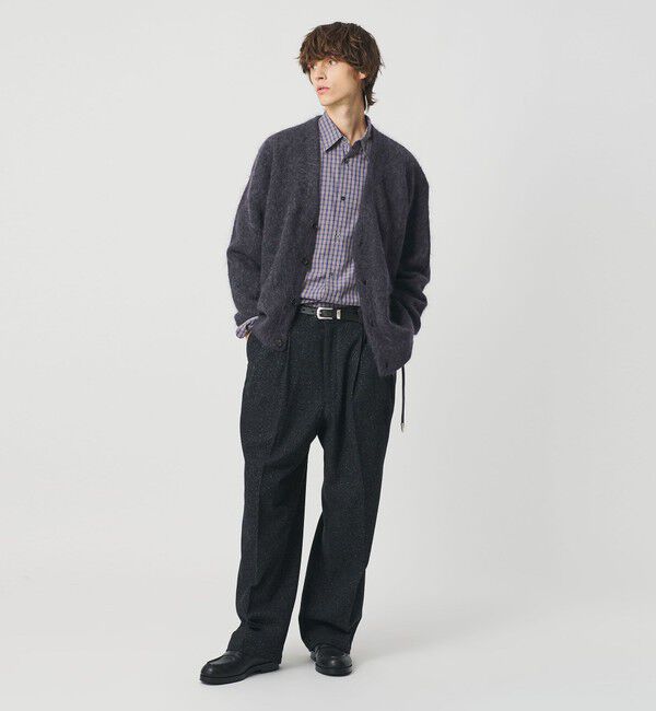 BEAUTY&YOUTH UNITED ARROWS「シャギー モヘヤ Vネック カーディガン」|カーディガン|