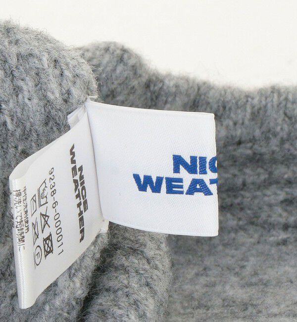 NICE WEATHER「＜NICE WEATHER＞フライトキャップ」|ニット帽|