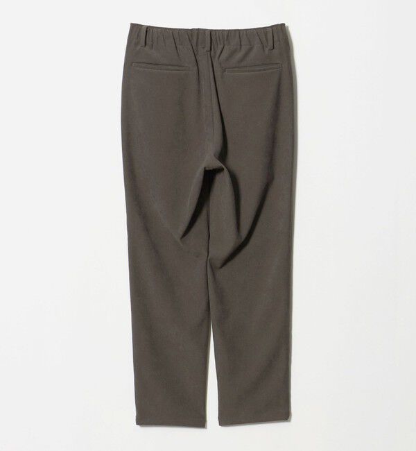 BEAUTY&YOUTH UNITED ARROWS「ブラッシュド ツイル 1プリーツ テーパード パンツ NO.5 セットアップ対応 ヨコストレッチ」|チノ|