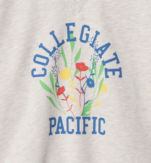 BEAUTY&YOUTH UNITED ARROWS「【別注】＜Collegiate Pacific＞プリント Vネック スウェットプルオーバー」|スウェット・ジャージ|