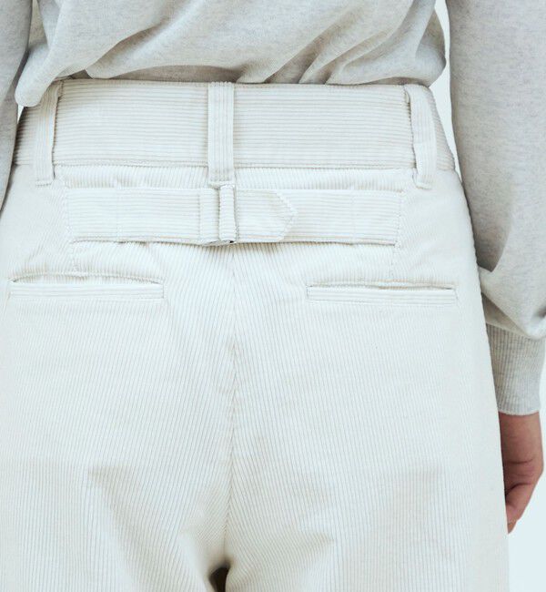 GALERIE VIE「シャンカールコットンコーデュロイ タックワイドパンツ」|その他|