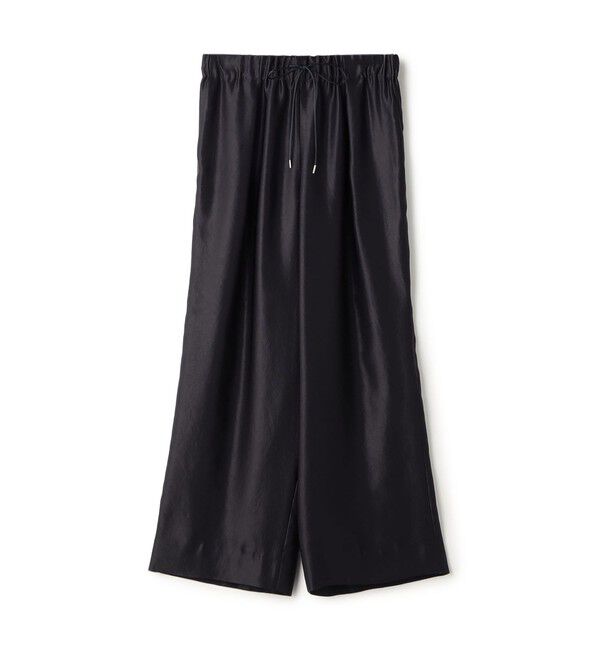 Ballsey「ドレーピーサテン 1タックイージーパンツ」|その他|69 ネイビー