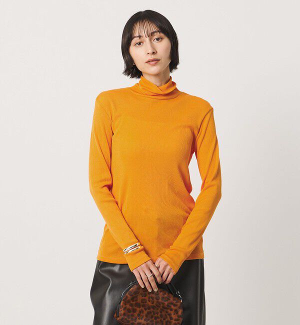 UNITED ARROWS「コットン テレコ タートル カットソー」|Tシャツ・カットソー|ORANGE