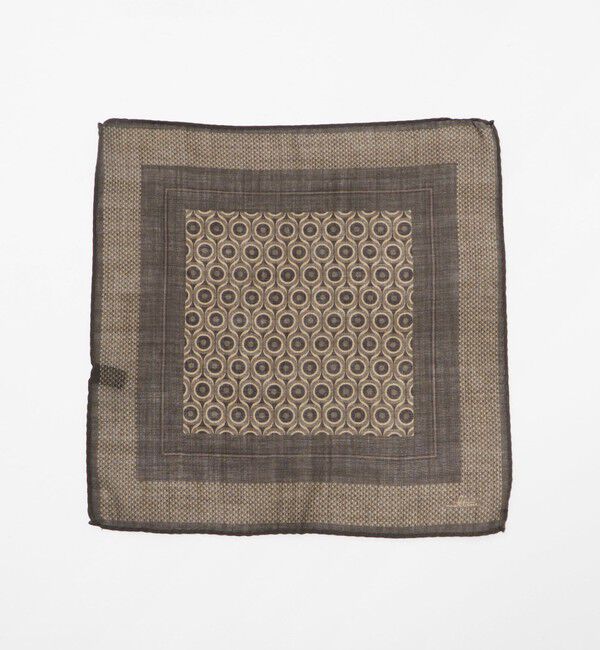 UNITED ARROWS「＜molteni＞サークル ポケット チーフ」|ハンカチ|