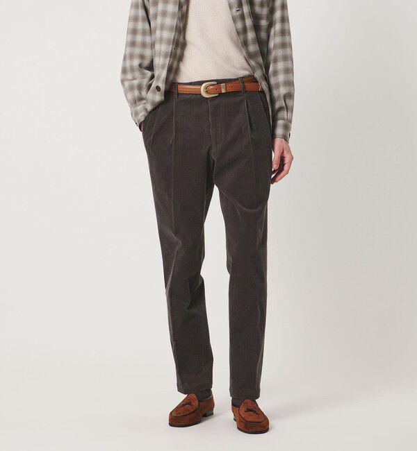 UNITED ARROWS「コーデュロイ 2プリーツ キャロット  パンツ」|その他|