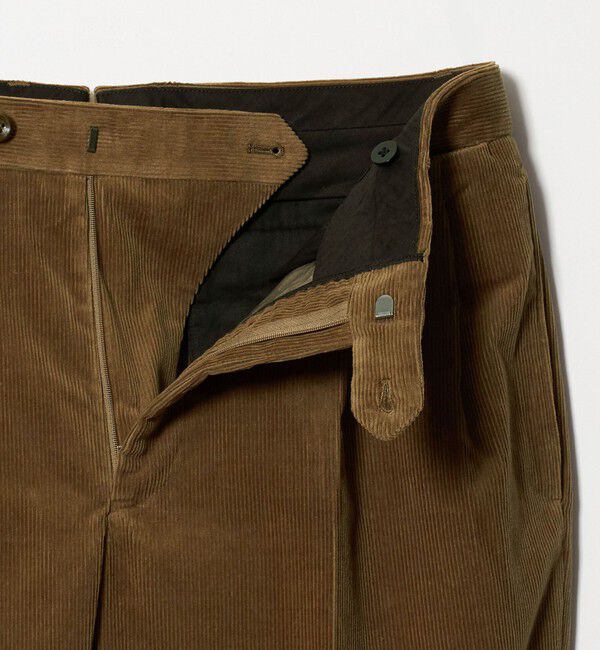UNITED ARROWS「コーデュロイ 2プリーツ キャロット  パンツ」|その他|