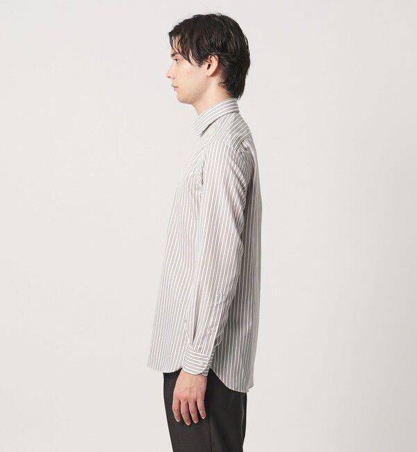 UNITED ARROWS「イージーケア AG オルタネートストライプ セミワイドカラーシャツ 抗菌防臭」|シャツ・ブラウス|