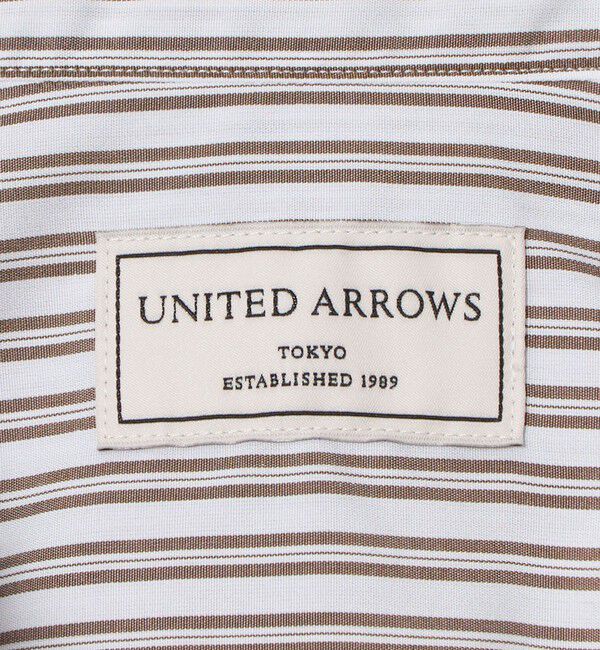 UNITED ARROWS「イージーケア AG オルタネートストライプ セミワイドカラーシャツ 抗菌防臭」|シャツ・ブラウス|