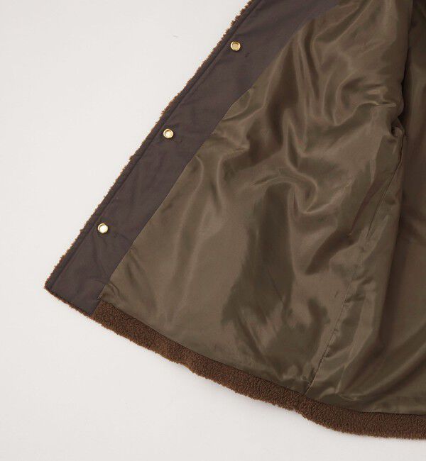 UNITED ARROWS green label relaxing「［size SHORTあり］ボア スタンドカラー ブルゾン」|ブルゾン・スタジャン|