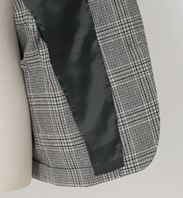 UNITED ARROWS green label relaxing「GLR CLOTH チェック 2B R/RG- ジャケット」|テーラードジャケット|