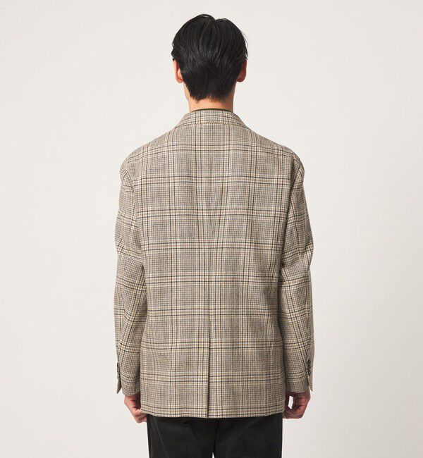 UNITED ARROWS green label relaxing「GLR CLOTH チェック 2B R/RG- ジャケット」|テーラードジャケット|
