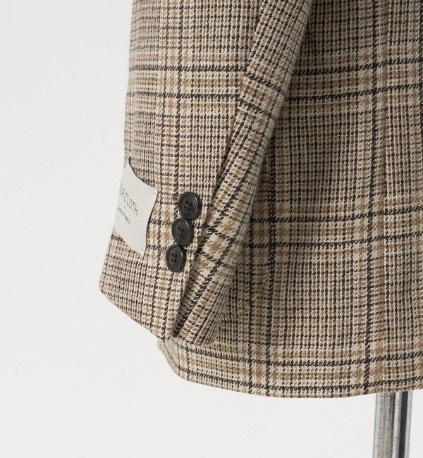 UNITED ARROWS green label relaxing「GLR CLOTH チェック 2B R/RG- ジャケット」|テーラードジャケット|