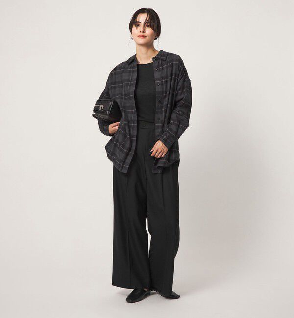 UNITED ARROWS green label relaxing「チェック ネル シャツ」|シャツ・ブラウス|