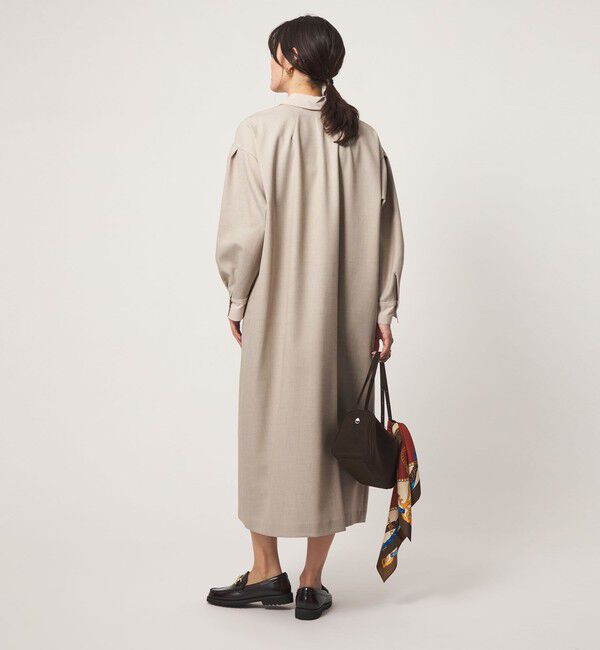 UNITED ARROWS green label relaxing「コクーン シャツ ワンピース」|ワンピース|