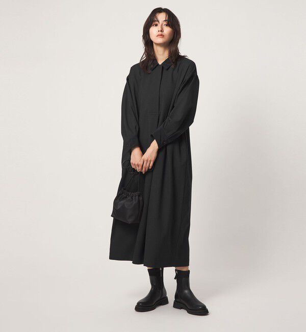 UNITED ARROWS green label relaxing「コクーン シャツ ワンピース」|ワンピース|