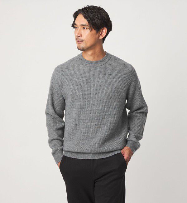 UNITED ARROWS green label relaxing「【WEB限定】JUST fit ミドルゲージ モックネック ニット」|ニット・セーター|