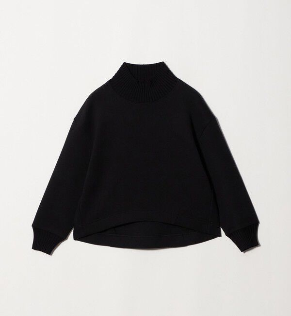 UNITED ARROWS green label relaxing「［size SHORTあり］ダンボール リブ タートルネック プルオーバー」|Tシャツ・カットソー|BLACK