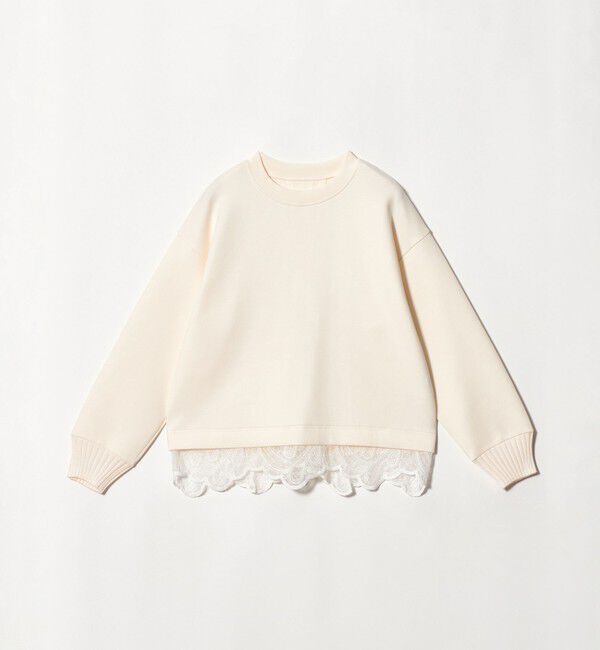 UNITED ARROWS green label relaxing「ダンボール レース プルオーバー」|Tシャツ・カットソー|NATURAL